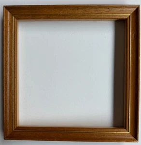 3D Wooden Picture Box Frame Arts & Crafts Display 8x8" Shadow Box - Picture 1 of 8