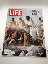 Life Magazine June 5, 1964 - The Cremation of Nehru