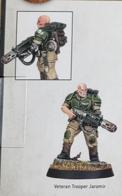 Hell's Last Veteran Trooper Astra Militarum Warhammer 40K Guardia Imperial Foto 1 de 2