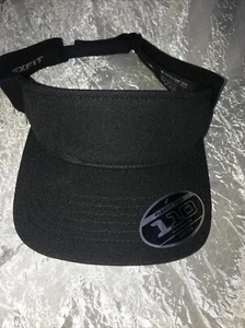 Yupoong 110 Flex Fit Adjustable Visor Black - Picture 1 of 2