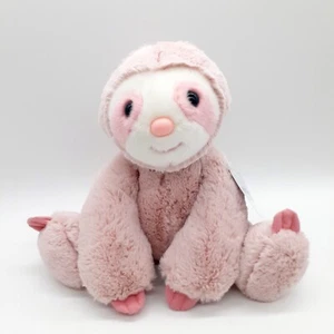 Sloth Plush Purely Luxe By Aurora Pink Minky Soft Plush With Tag - Picture 1 of 8