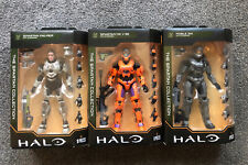 Jazwares Halo: The Spartan Collection - Lot of 3 Figures - Palmer, MK V Noble 6