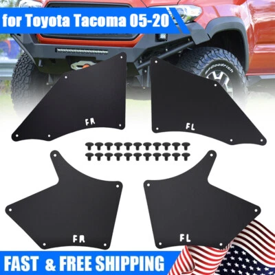 Protector contra salpicaduras protector contra salpicaduras 4 piezas para Toyota Tacoma 2005-2020 Foto 1 de 4