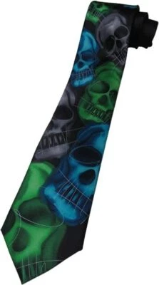 Jerry Garcia Colección 62 Entidad Plaga Calavera Cuello Corbata Halloween Nuevo Foto 1 de 3