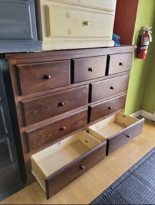 9 Drawer Pinewood Dresser (white And Whitewashed $479) - Picture 1 of 5