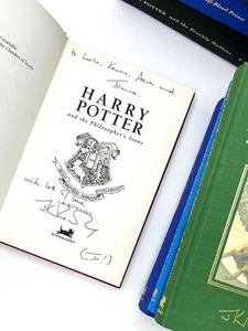 J K Rowling / Harry Potter Series Complete Set of Deluxe Editions Signed 2007 - Imagen 1 de 10