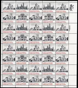 Scott #1841a (1838-41) Architecture Sheet of 40 Stamps - MNH P#39417 LR w/mount - Picture 1 of 2