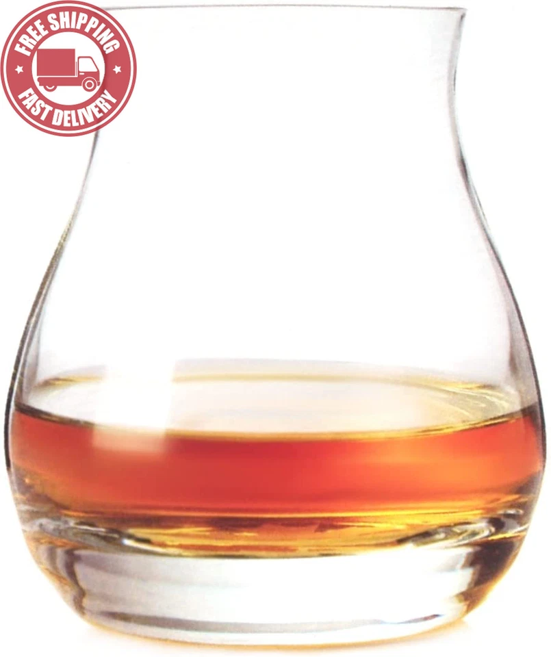 Juego de 6 vasos de whisky canadienses de cristal Glencairn Foto 1 de 1