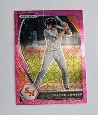 2021  Panini Prizm Draft Picks Colton Cowser Pink Velocity Prizm #PDP5 Orioles