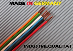 10m Anschluss- und Steuerleitung Feindrähtig LIY H05V-K H07V-K Einzelader - Bild 1 von 1
