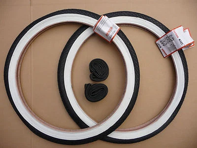 Paar 20" BMX Weißwandreifen Raleigh Kenda Duro 20x1,75 Oldschool Fahrrad  - Bild 1 von 2