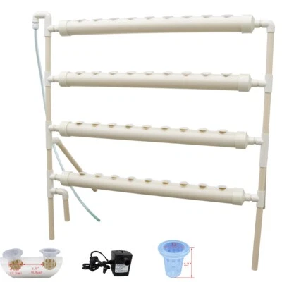 Terrace Type 36 Site Hydroponic Grow Kit for Soilless Cultivation w/Water Pump - Image 1 of 4