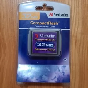 Verbatim 32MB Compact Flash Camera Memory Card New Sealed - Picture 1 of 9