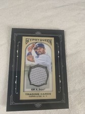 2011 Topps Gypsy Queen Framed Mini Relic Matt Kemp