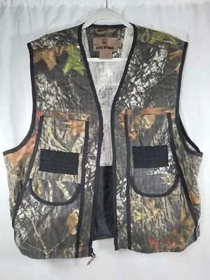 Game Winner - Mossy Oak Camouflage Men's Hunting Vest Large Zip Multi Pocket - Image 1 of 4