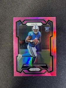 2023 Panini Prizm Anthony Richardson RC Pink Prizm HOLO #343 Colts Rookie - Foto 1 di 2