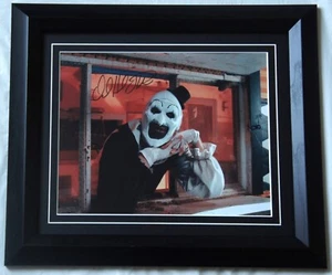 David Howard Thornton signed Terrifier Licensed Photo matted and framed. - Picture 1 of 2