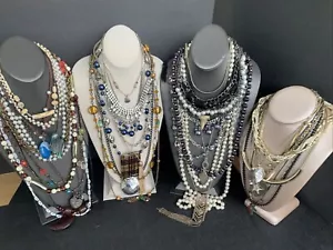 Vintage Großhandel Halskette Schmuck Set 40 Teile Boho gemischte Sorten LBS676 - Bild 1 von 15