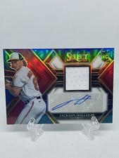 2023 Panini Select Jackson Holliday Red & Blue Prizm Patch Auto Rookie /49 💎🔥
