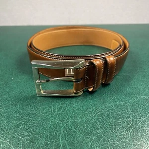 Tragalgar Leather Belt Mahogany Brown Hand Polished Cortina Leather Made in USA - Picture 1 of 7