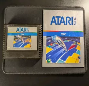 Qix (Atari 5200, 1982) Gioco e Manuale | Testato | Autentico - Foto 1 di 7