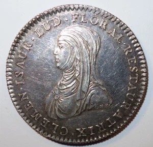 Jeton Languedoc, Jeux FLORAUX DE TOULOUSE 1754, SUP !! - Picture 1 of 2