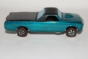 HOT WHEELS REDLINE CUSTOM FLEETSIDE, METALLIC AQUA, HONG KONG, NICE, ORIGINAL - Picture 1 of 7