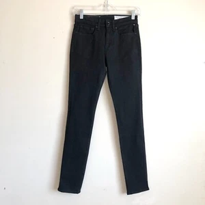 Rag & Bone Women's Cate Black Denim Mid-Rise Skinny Jeans Size 24 ($195) - Picture 1 of 9