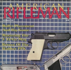American Rifleman Magazine November 1985 Walther Powder Horns Police Revolver - Bild 1 von 4