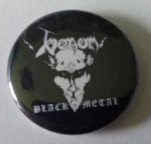 1x Venom Black Metal Button Thrash Metal Speed Metal New Wave Heavy Metal - Picture 1 of 1