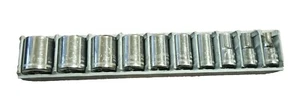 CRAFTSMAN 10 Piece 6 Point Set 3/8” Drive Socket Set Metric MM With Storage Tray - Picture 1 of 12