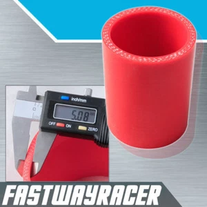 Universal Red 1.75'' 3-Ply Straight Silicone Hose Coupler 45MM Turbo Intercooler - Picture 1 of 1