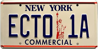 Ghostbusters Nummernschild Replik metall 30x15cm Cadillac Film - 57