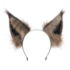  Festival Hairband Decorative Brown Cat Ears Clips Bride Women's Girl Prom