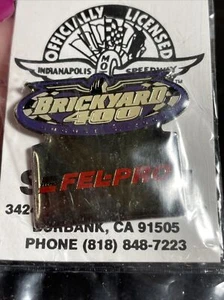 2000 Brickyard 400 FELPRO Collector Lapel Pin Bobby Labonte Joe Gibbs Racing K1 - Picture 1 of 6