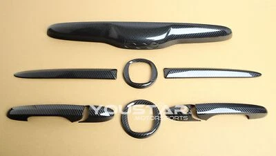 Express FIAT 500 07-15 COMBO EFECTO CARBONO CUBIERTA BIGOTE MOLDURA 500 SPORT LOUNGE Foto 1 de 4