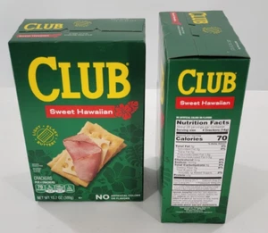 🟢 New Exclusive Kellogg Club Sweet Hawaiian Multi Grain Crackers 13.7oz x 2 Box - Picture 1 of 9