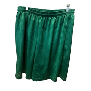 A4 Men’s Athletic Shorts Dark Green XLarge Elastic Waist w Drawstring AA4-5 - Picture 1 of 5