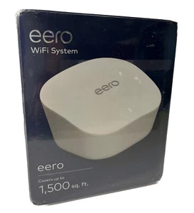 NIOB EERO Mesh WiFi System Router Covers 1500 sq ft Model J010001 Works W/ Alexa - Picture 1 of 7