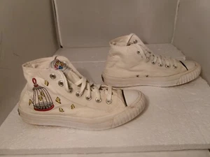 Vintage 1993 Keds Looney Tunes Tweety Bird Sylvester Canvas Sneakers Women 8.0 - Picture 1 of 15