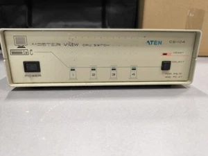 Interrupteur CPU ATEN CS-104 - Pour pièces, signes d'utilisation - Photo 1/7