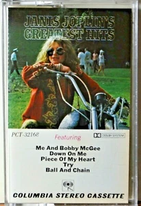 Cassette Janis Joplin Greatest Hits TESTED Me and Bobby McGhee Piece of My Heart - Picture 1 of 3