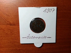 Österreich Austria Münze 1907 2 Heller  - Bild 1 von 2