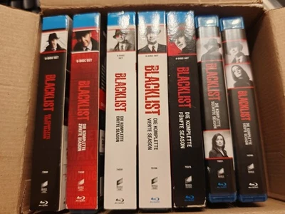 The Blacklist Staffel 1-7 Raymond Reddington Blu-ray Disc Sehr Guter Zustand - Bild 1 von 2