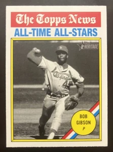 2025 Topps Heritage Bob Gibson Cardinals All-Time All-Stars Card - Bild 1 von 1