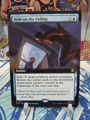 Hide on the Ceiling (Extended Art) - 0249 - Marvel's Spider-Man MTG NM/M - Image 1 of 2