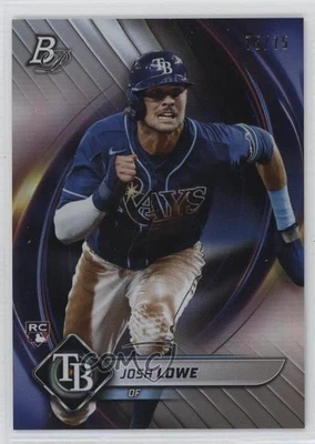 2022 Bowman Platinum Platinum Bar /75 Josh Lowe #81 Rookie RC - Image 1 of 2