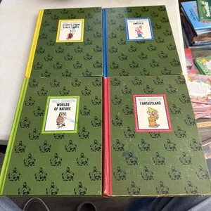 The Wonderful Worlds of Walt Disney Golden Press 4 Book Set 1965 Vintage - Picture 1 of 7
