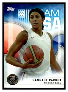 2016 Topps U.S. Olympic & Paralympic Team Hopefuls Gold 5 Candace Parker USA - Picture 1 of 2