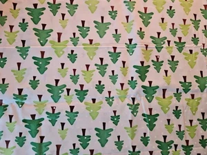 Ready Set Snow Christmas Tree Cotton Quilt Fabric By Me&My Sister Designs 1 Yd - Picture 1 of 2